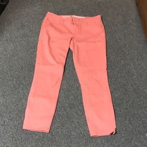 DKNY pink skinny jeans